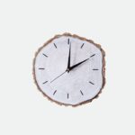Rustic Wood Slice Wall Clock